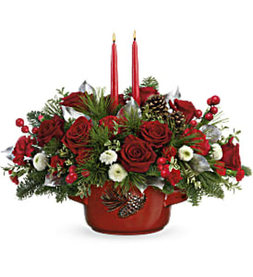 CHRISTMAS HEIRLOOM CENTERPIECE