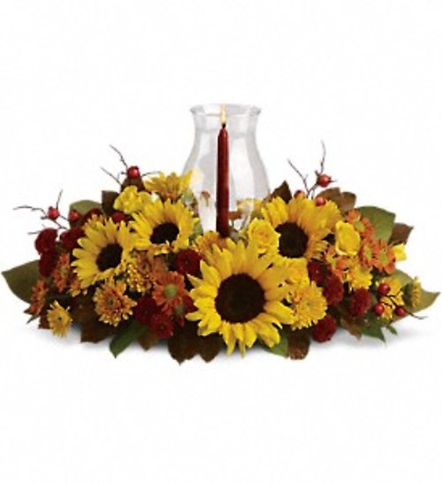 sunflower centerpiece
