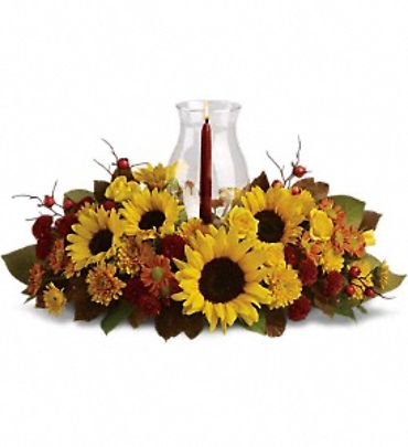 sunflower centerpiece