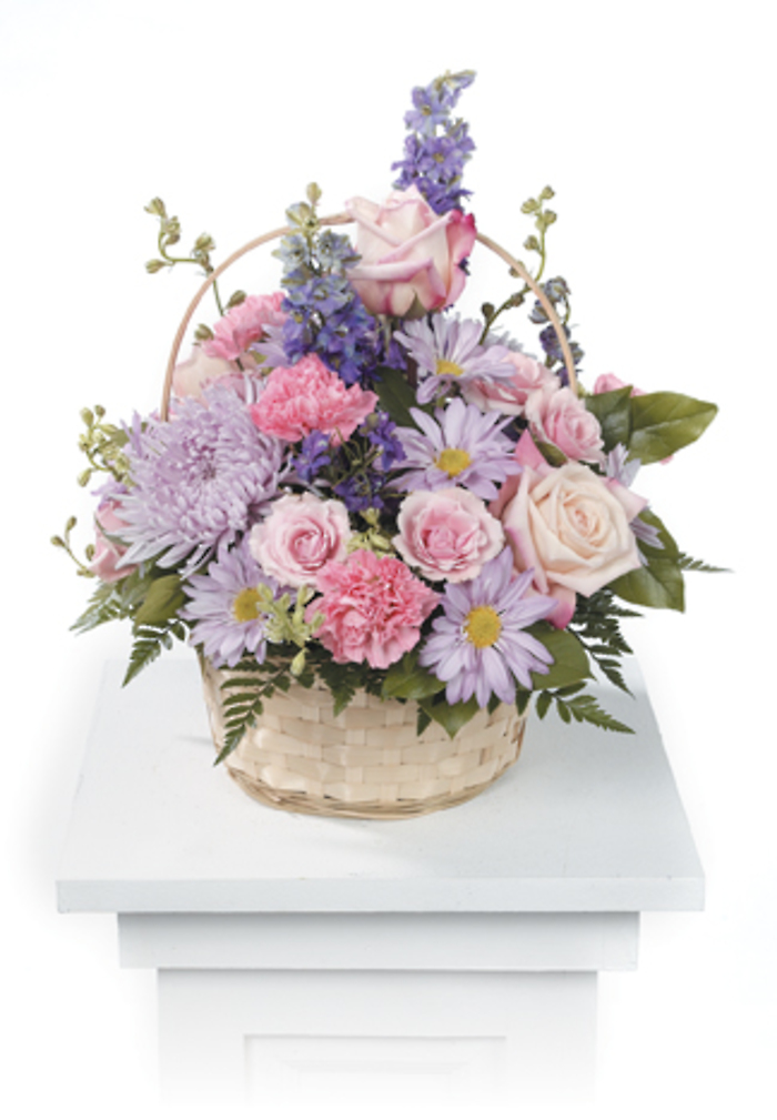 Pastel Purple and Pinks, Basket