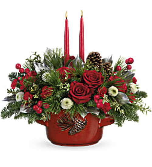 CHRISTMAS HEIRLOOM CENTERPIECE