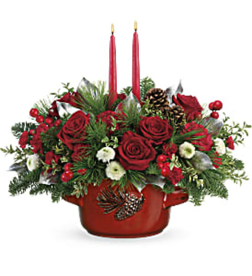 CHRISTMAS HEIRLOOM CENTERPIECE